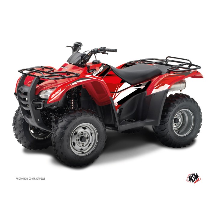 Kit Déco Quad Stage Honda Rancher 420 Noir Rouge (2016-2023)