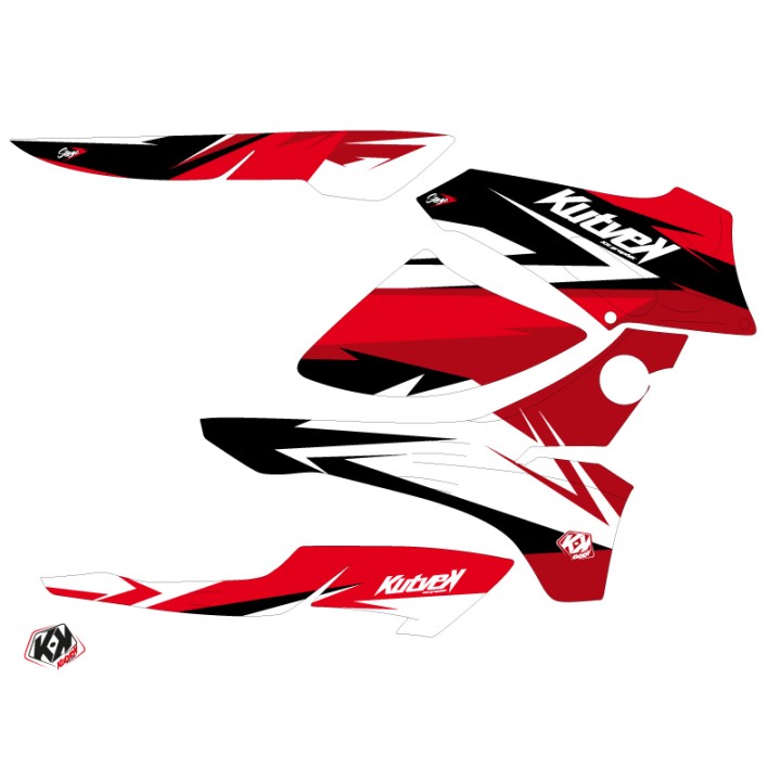 Kit Déco Quad Stage Honda Rancher 420 Noir Rouge (2016-2023)