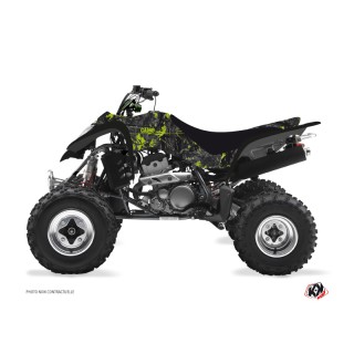 Kit Déco Quad Camo Kawasaki 400 KFX Noir Vert (2004-2006)