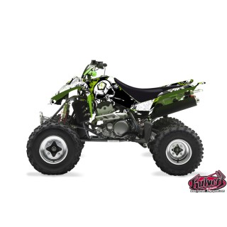 Kit Déco Quad Trash Kawasaki 400 KFX Noir Vert (2004-2006)