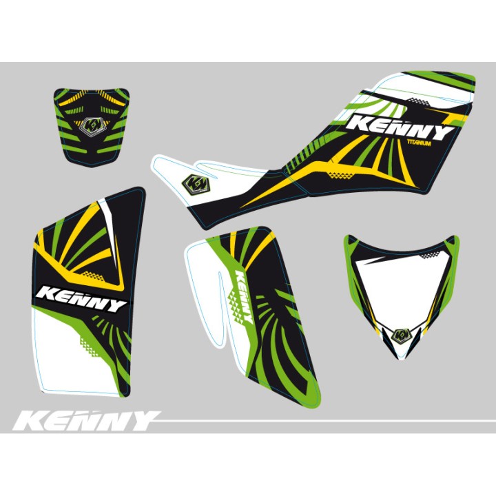 Kit Déco Quad Kenny Kawasaki 700 KFX (2007-2014)
