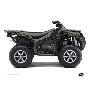 Kit Déco Quad Camo Kawasaki 650 KVF Noir Vert (2007-2011)
