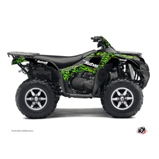 Kit Déco Quad Predator Kawasaki 650 KVF Noir Vert (2007-2011)