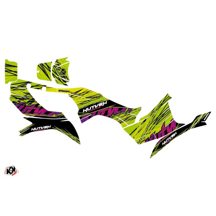 Kit Déco Quad Eraser Kawasaki 750 KVF Vert (2012-2023)