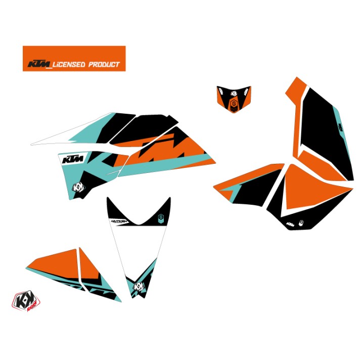Kit Déco Quad Gravity KTM 450-525 SX Vert (2009-2013)