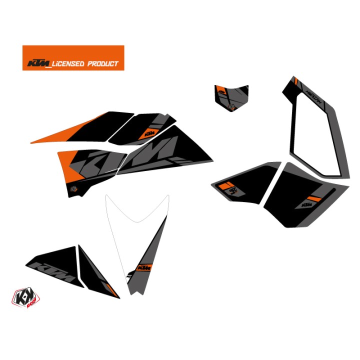 Kit Déco Quad Reflex KTM 450-525 SX Noir (2009-2013)
