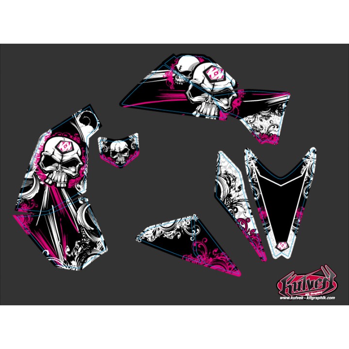 Kit Déco Quad Trash KTM 450-525 SX Noir Rose (2009-2013)