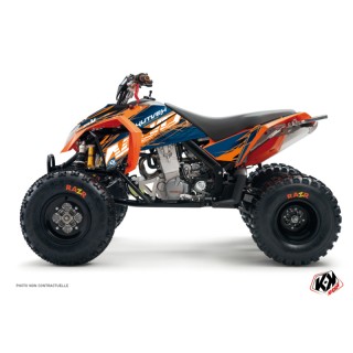 Kit Déco Quad Eraser KTM 450-525 SX Bleu Orange (2009-2013)