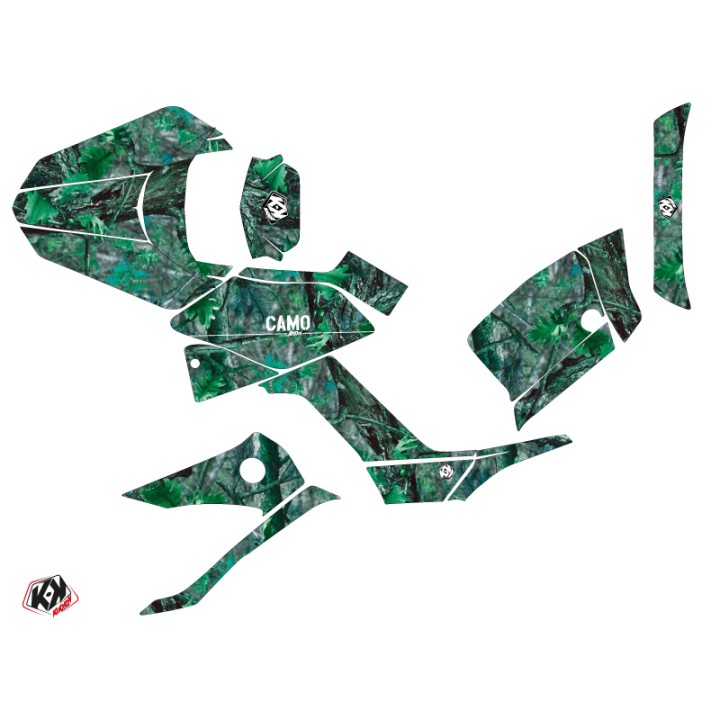 Kit Déco Quad Camo Kymco 250 MXU Vert (2004-2012)