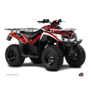 Kit Déco Quad Predator Kymco 250 MXU Rouge Noir (2004-2012)