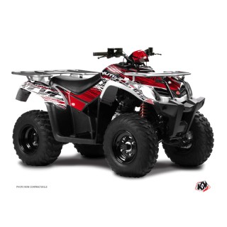 Kit Déco Quad Eraser Kymco 250 MXU Rouge Blanc (2004-2012)