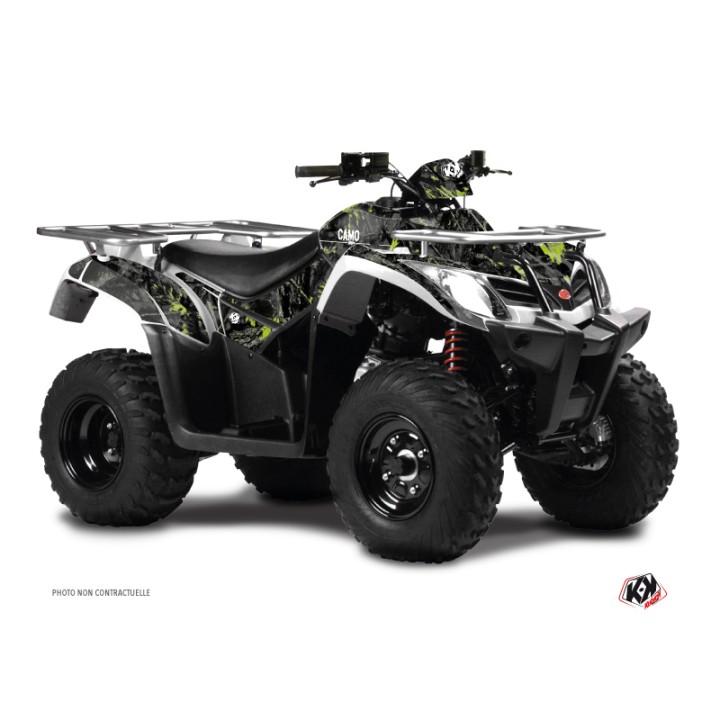 Kit Déco Quad Camo Kymco 300 MXU Noir Vert (2005-2018)