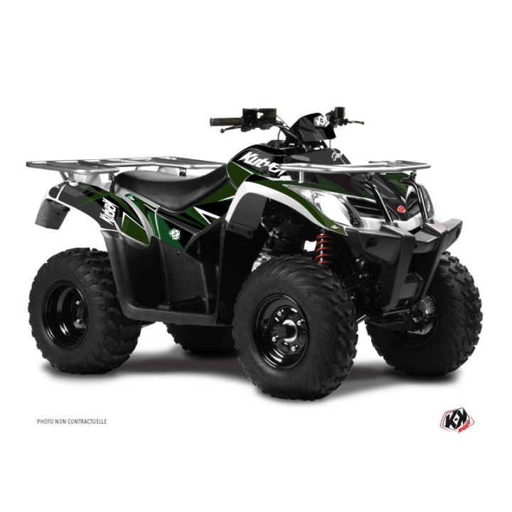 Kit Déco Quad Stage Kymco 300 MXU R Noir Vert (2010-2018)
