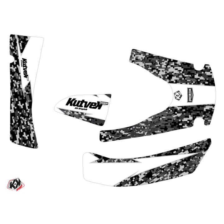 Kit Déco Quad Predator Kymco 400 MXU Blanc (2008-2017)