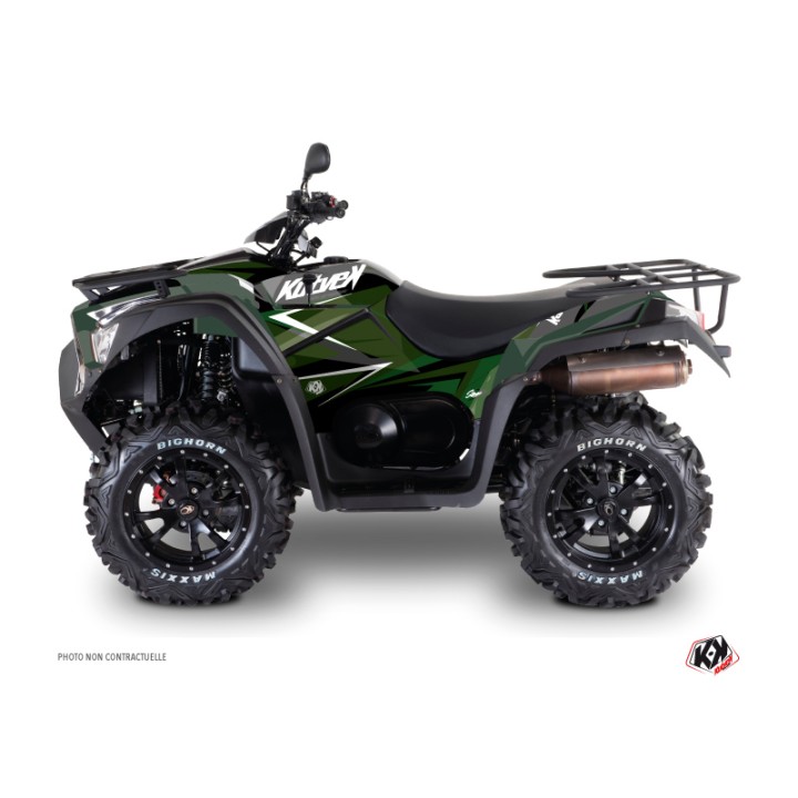 Kit Déco Quad Stage Kymco 550 MXU Noir Vert (2012-2014)
