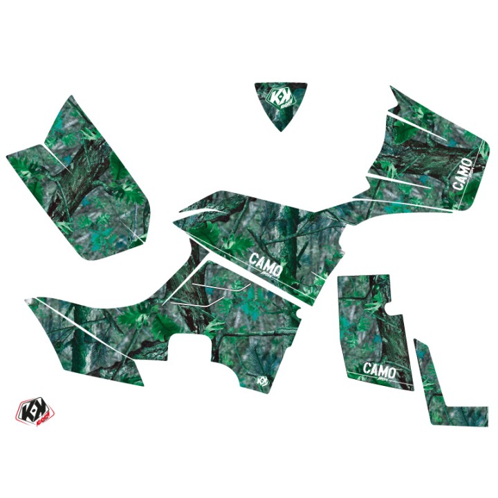Kit Déco Quad Camo Kymco 700 MXU Vert (2014-2017)