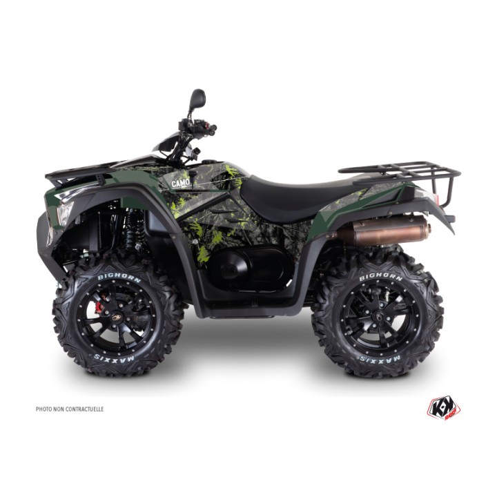 Kit Déco Quad Camo Kymco 700 MXU Noir Vert (2014-2017)