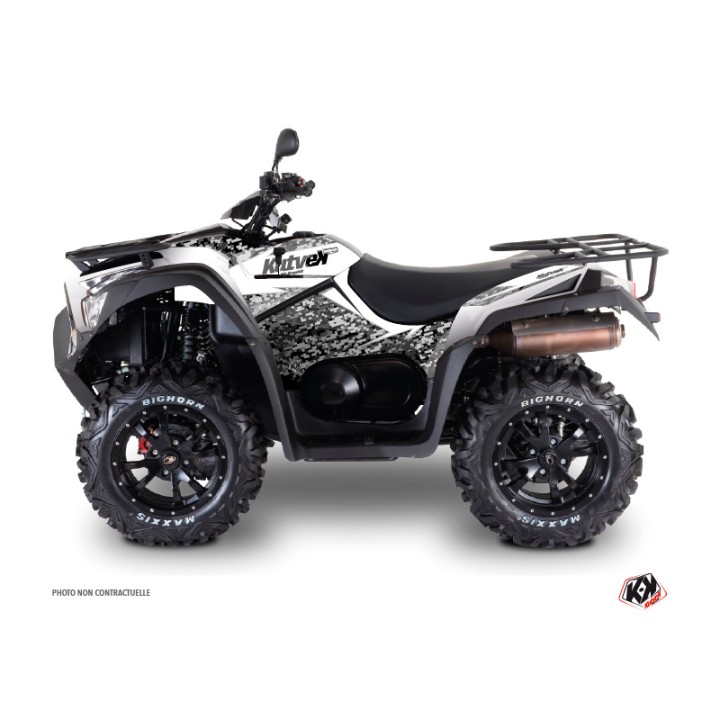 Kit Déco Quad Predator Kymco 700 MXU Blanc (2014-2017)