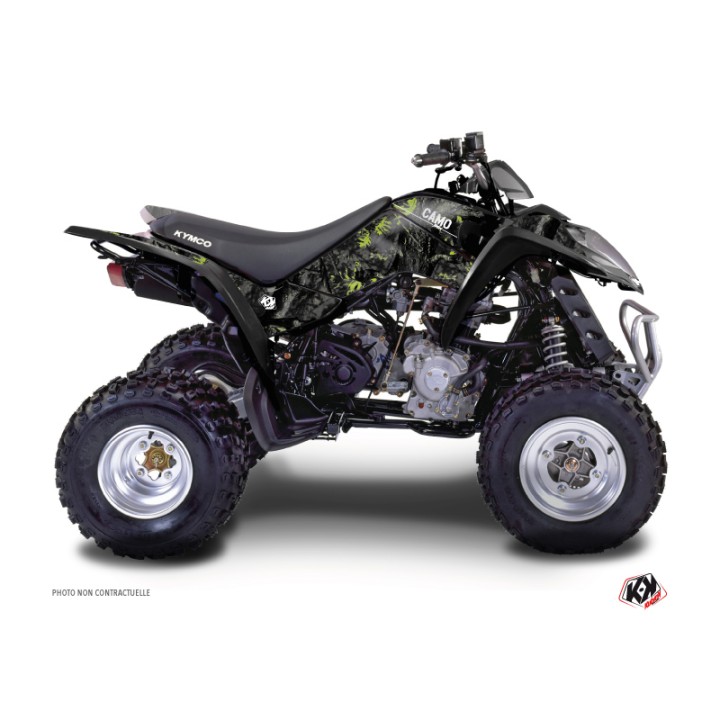Kit Déco Quad Camo Kymco 50 MAXXER Noir Vert (2015-2018)