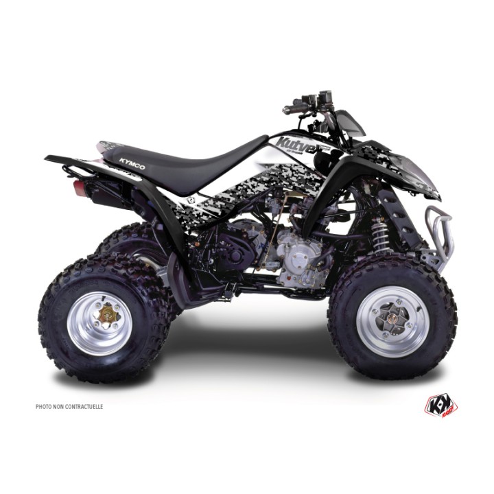 Kit Déco Quad Predator Kymco 50 MAXXER Blanc (2015-2018)