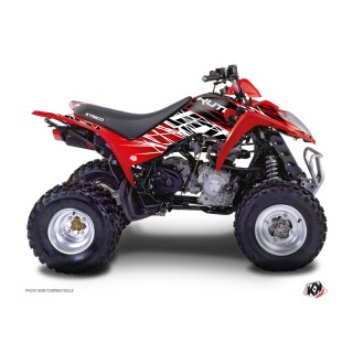 Kit Déco Quad Eraser Kymco 300 MAXXER Rouge Blanc (2009-2019)