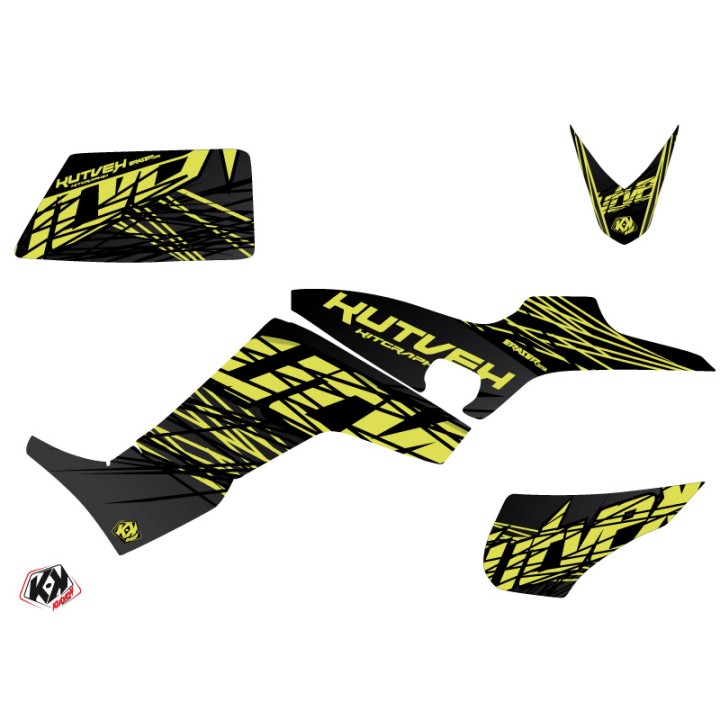 Kit Déco Quad Eraser Kymco 300 MAXXER Neon Gris (2009-2019)