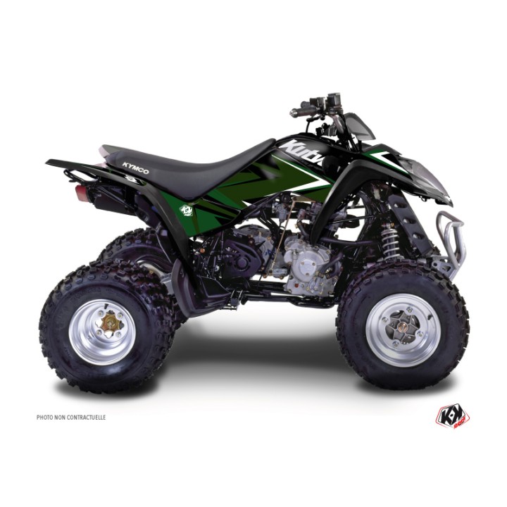 Kit Déco Quad Stage Kymco 300 MAXXER Noir Vert (2009-2019)