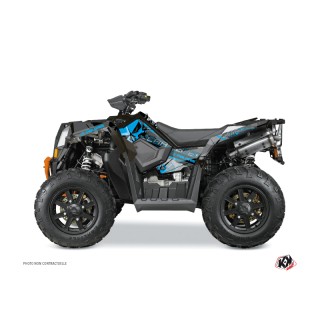 Kit Déco Quad Evil Polaris Scrambler 850-1000 XP Gris Bleu (2015-2019