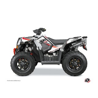 Kit Déco Quad Rock Polaris Scrambler 850-1000 XP Blanc Rouge (2015-20