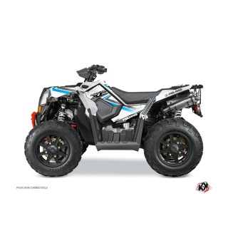 Kit Déco Quad Rock Polaris Scrambler 850-1000 XP Blanc Bleu (2015-201