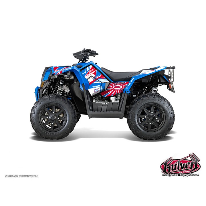 Kit Déco Quad Kenny Polaris Scrambler 850-1000 XP Patriot FULL (2015-