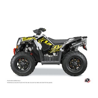 Kit Déco Quad Eraser Fluo Polaris Scrambler 850-1000 XP Jaune (2015-2