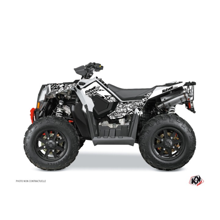 Kit Déco Quad Predator Polaris Scrambler 850-1000 XP Blanc (2015-2019