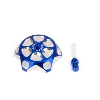 Bouchon de réservoir Yamaha 125-250 YZ anodisé Bleu