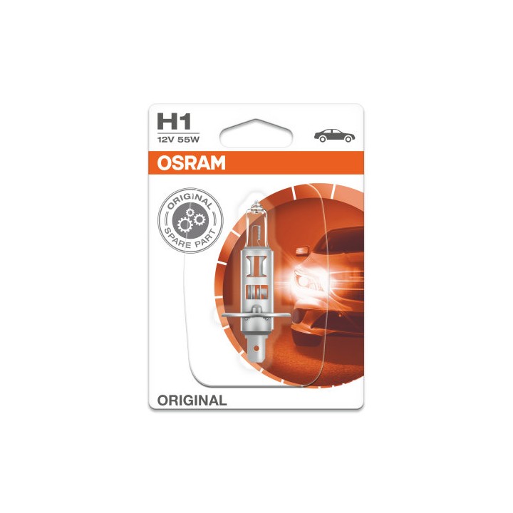 Ampoule H1 - 12V 55W P14.5s - Blister 1 ampoule