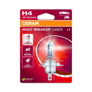 Ampoule H4 Night Breaker Laser - 12V 60/55W - Blister 1 ampoule