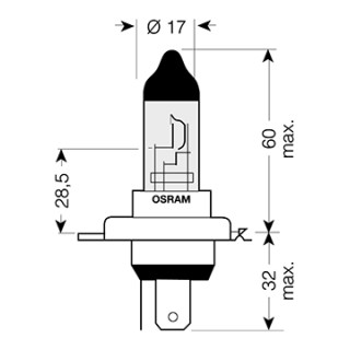 NIGHT BREAKER SILVER H4 - Blister 1 ampoule