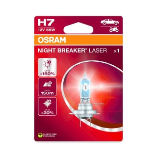 Ampoule H7 Night Breaker Laser - 12V 55W PX26d - Blister 1 ampoule