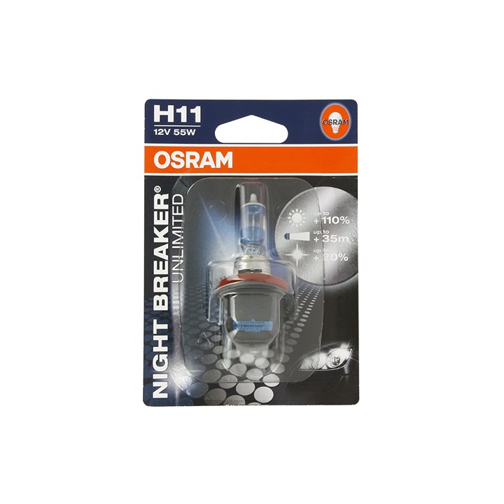 Ampoule H11 Night Breaker Laser- 12V 55W Pgj19-2