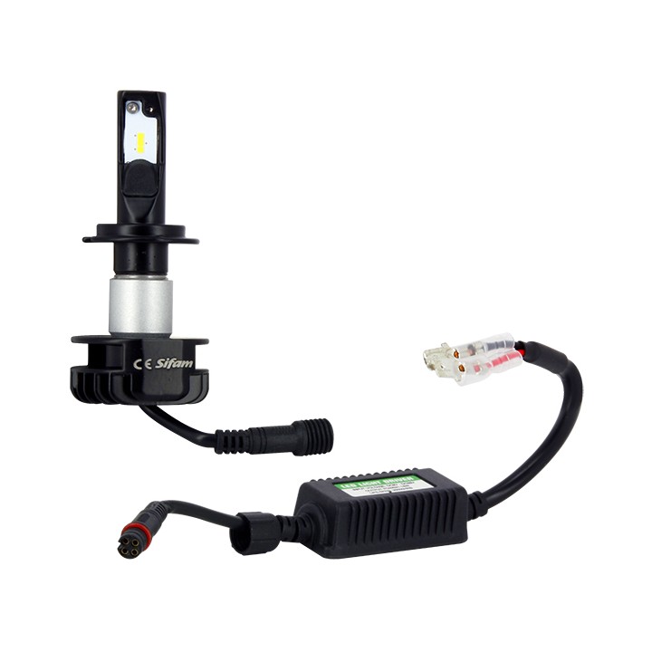 Ampoule H7 LED + Ballast - 16W/2200 Lumens (Code)