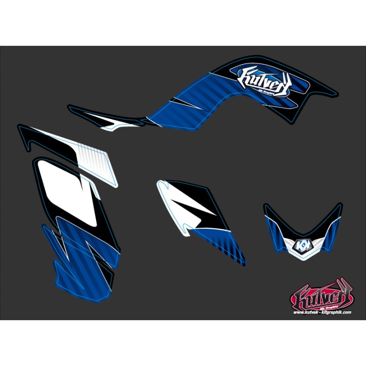 Kit Déco Quad Factory Yamaha 700 Raptor Bleu (2006-2012)