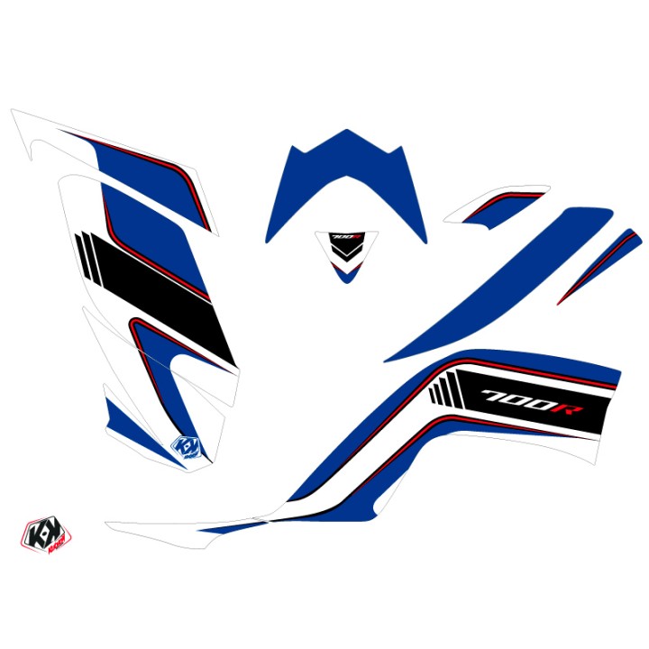 Kit Déco Quad Corporate Yamaha 700 Raptor Bleu (2006-2012)