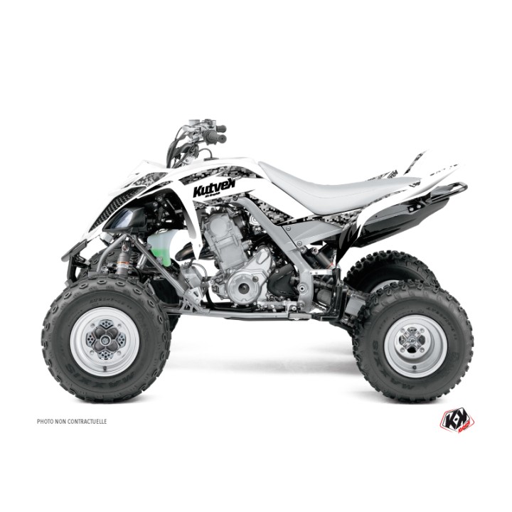 Kit Déco Quad Predator Yamaha 700 Raptor Blanc (2006-2012)