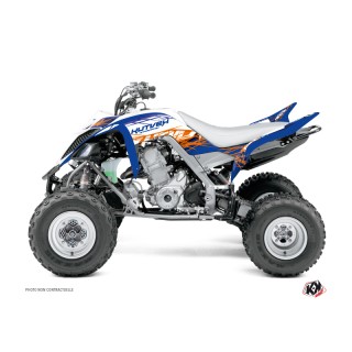Kit Déco Quad Eraser Yamaha 700 Raptor Bleu Orange (2006-2012)
