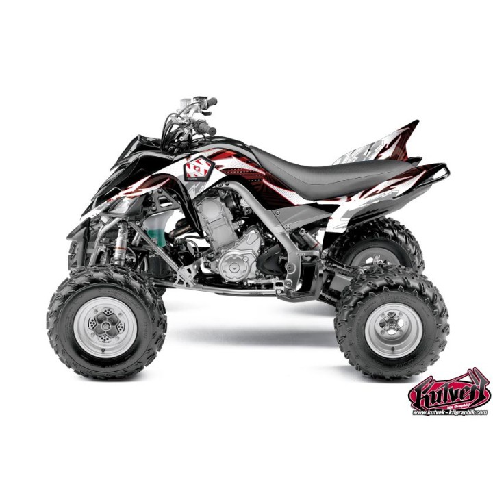Kit Déco Quad Graff Yamaha 700 Raptor Rouge (2006-2012)