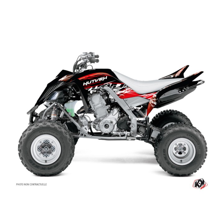 Kit Déco Quad Eraser Yamaha 700 Raptor Rouge Blanc (2013-2023)