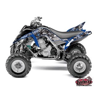 Kit Déco Quad Demon Yamaha 700 Raptor Bleu (2013-2023)