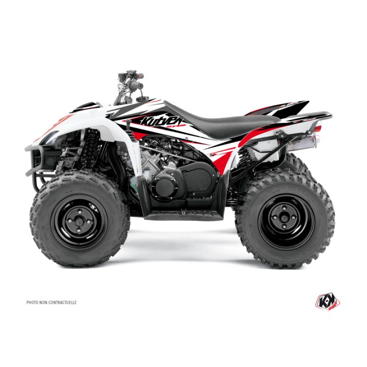 Kit Déco Quad Stage Yamaha 350-450 Wolverine Noir Rouge (2006-2009)
