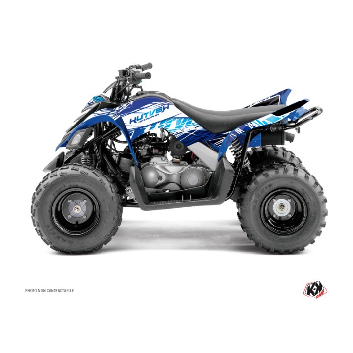 Kit Déco Quad Eraser Yamaha 90 Raptor Bleu (2009-2023)