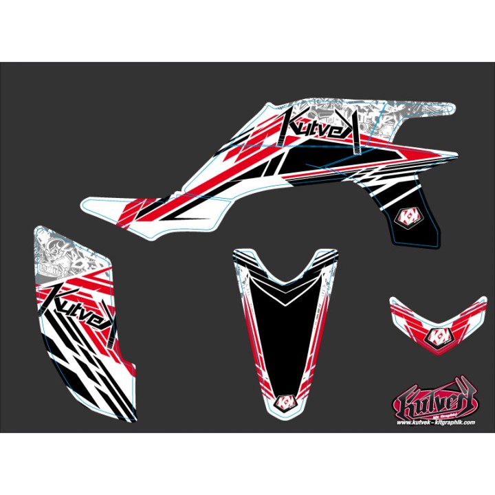 Kit Déco Quad Spirit Yamaha 450 YFZ Rouge (2012-2013)